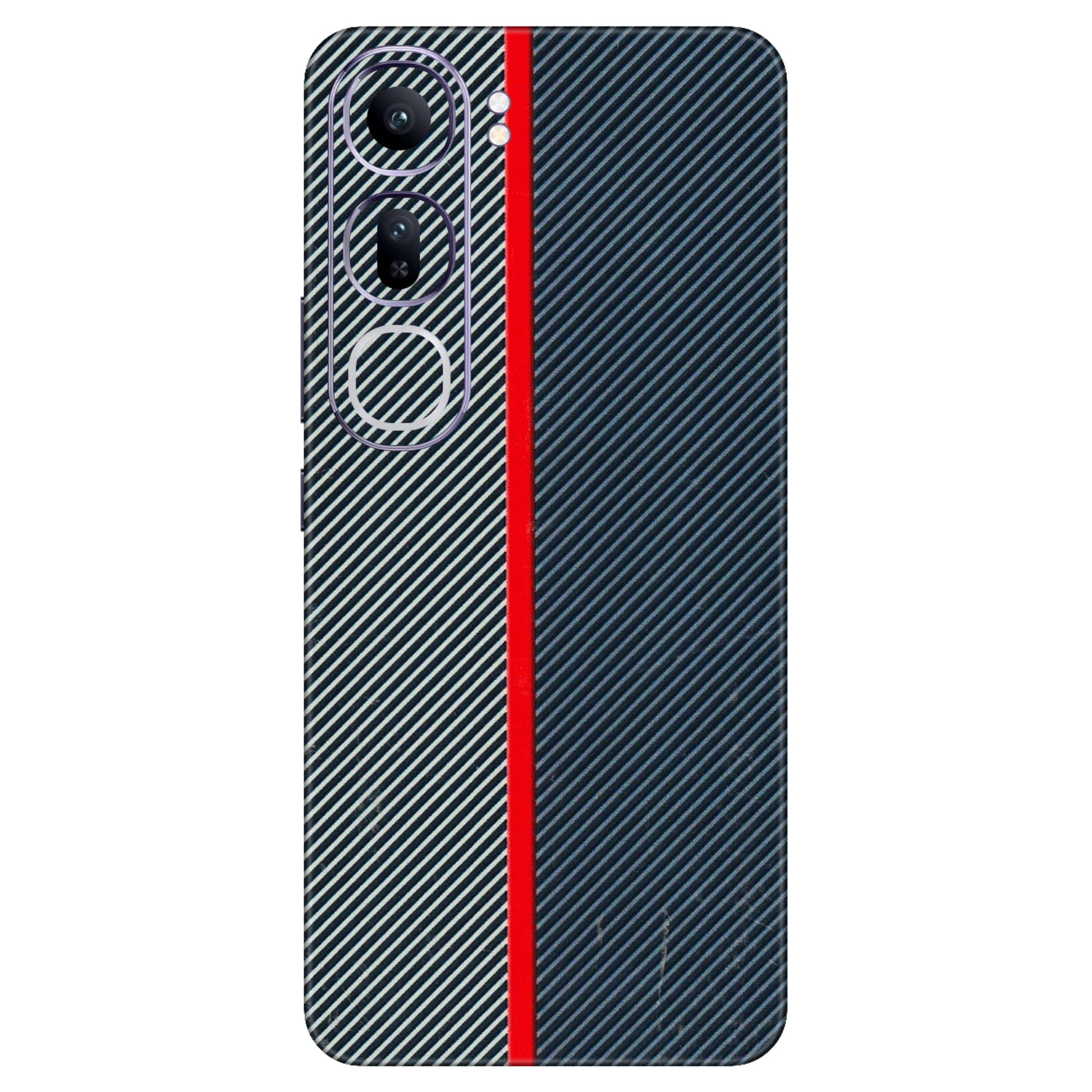 VIVO Y Series Phone Skins (All Models) - Blue Sober Lines - 3D Embossed Finish (L-305) Vivo Y300 (5G)