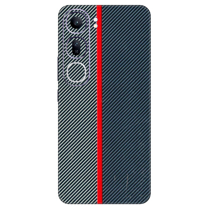 VIVO Y Series Phone Skins (All Models) - Blue Sober Lines - 3D Embossed Finish (L-305) Vivo Y300 (5G)