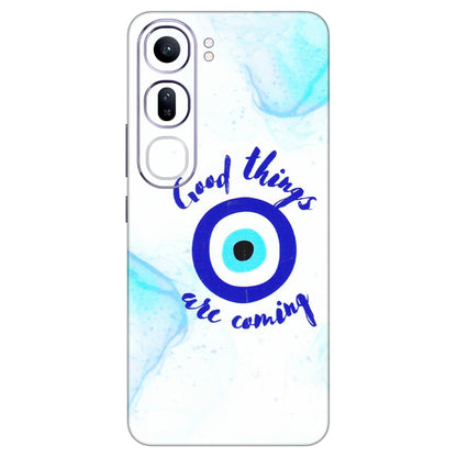 VIVO Y Series Phone Skins (All Models) - Evil Eye Good Things Are Coming - 3D Embossed Finish (L-322) Vivo Y300 (5G)