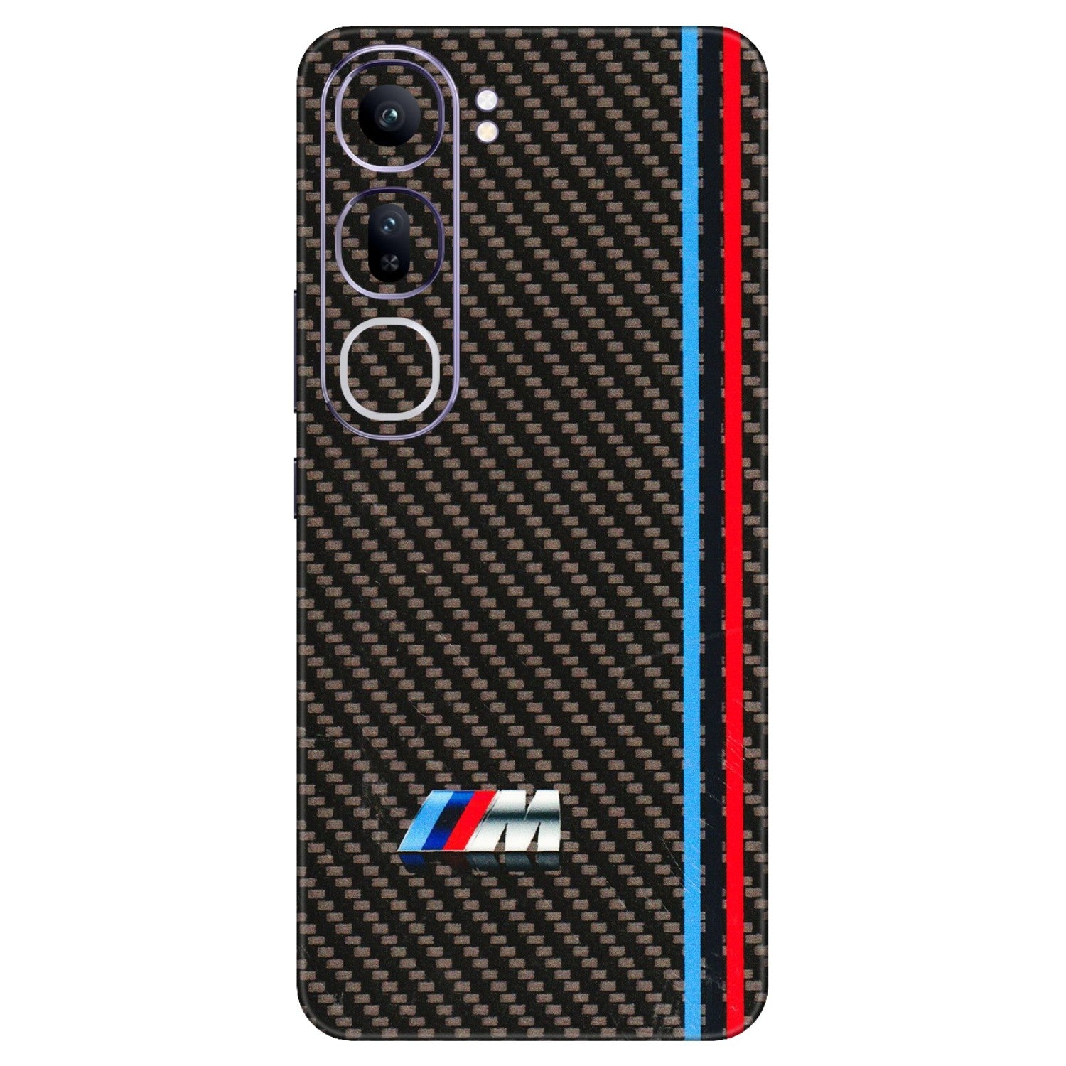 VIVO Y Series Phone Skins (All Models) - BM Carbon Fiber Feels - 3D Embossed Finish (L-38) Vivo Y300 (5G)