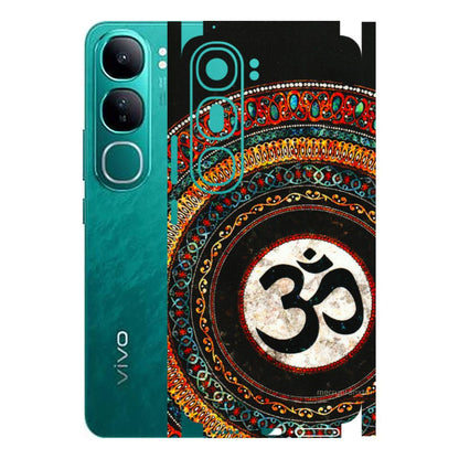VIVO Y Series Phone Skins (All Models) - Aum Chant Abstract - 3D Embossed Finish (L-42) Vivo Y300 (5G)