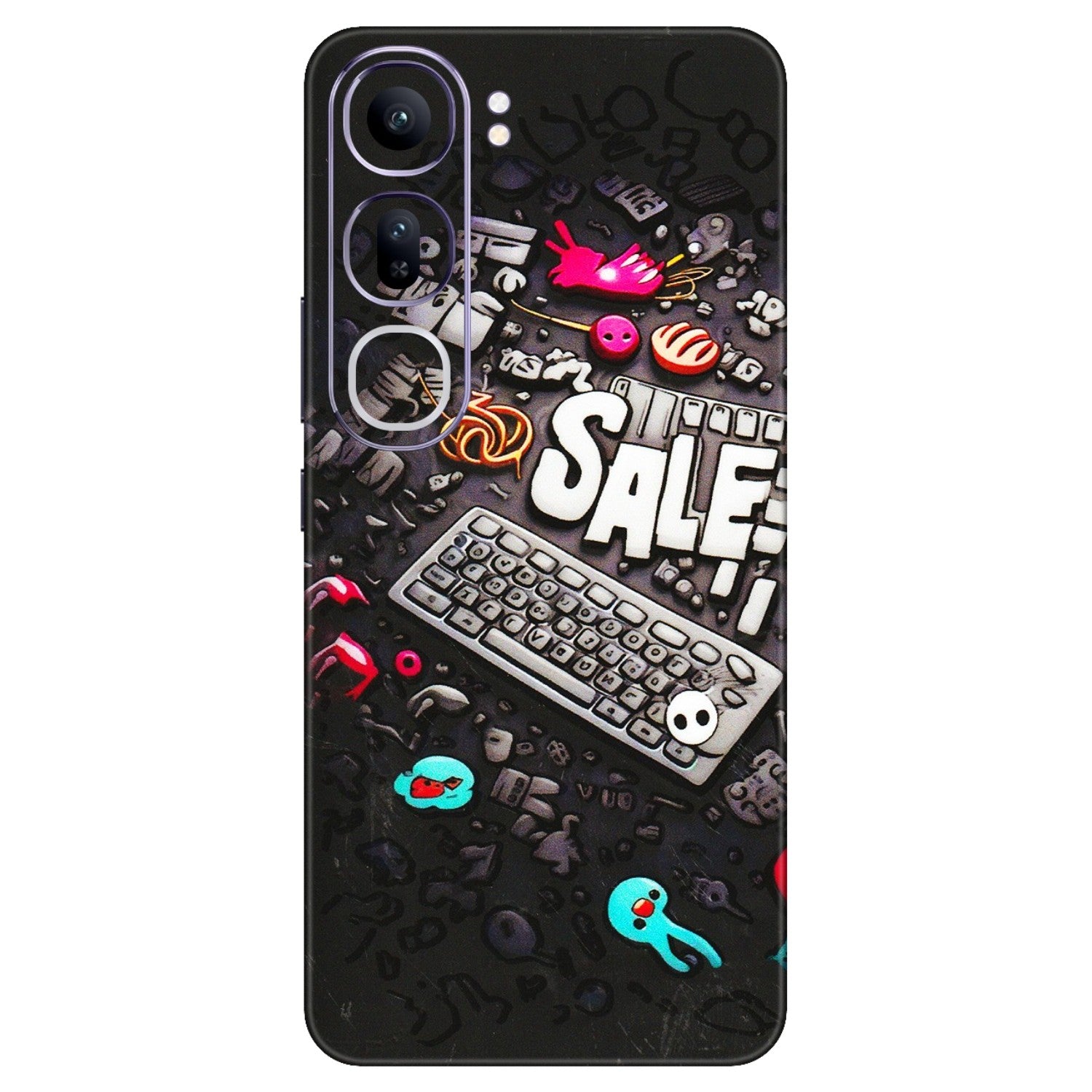 VIVO Y Series Phone Skins (All Models) - Gadgets Sale - 3D Embossed Finish (L-50) Vivo Y300 (5G)