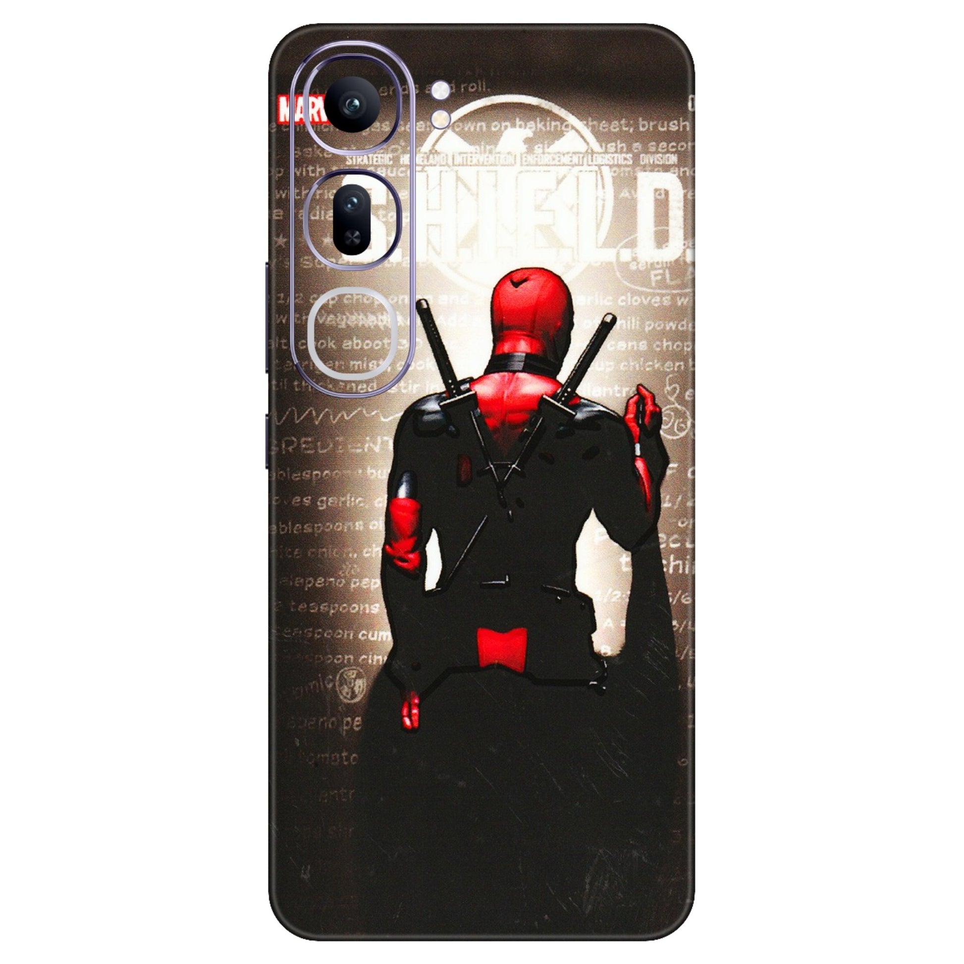 VIVO Y Series Phone Skins (All Models) - Deadpool - 3D Embossed Finish (L-56) Vivo Y300 (5G)