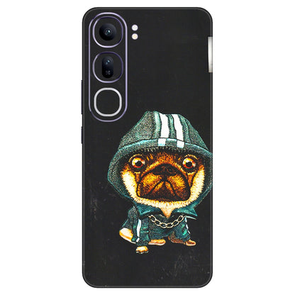 VIVO Y Series Phone Skins (All Models) - Puppy N Hoodie - 3D Embossed Finish (L-90) Vivo Y300 (5G)