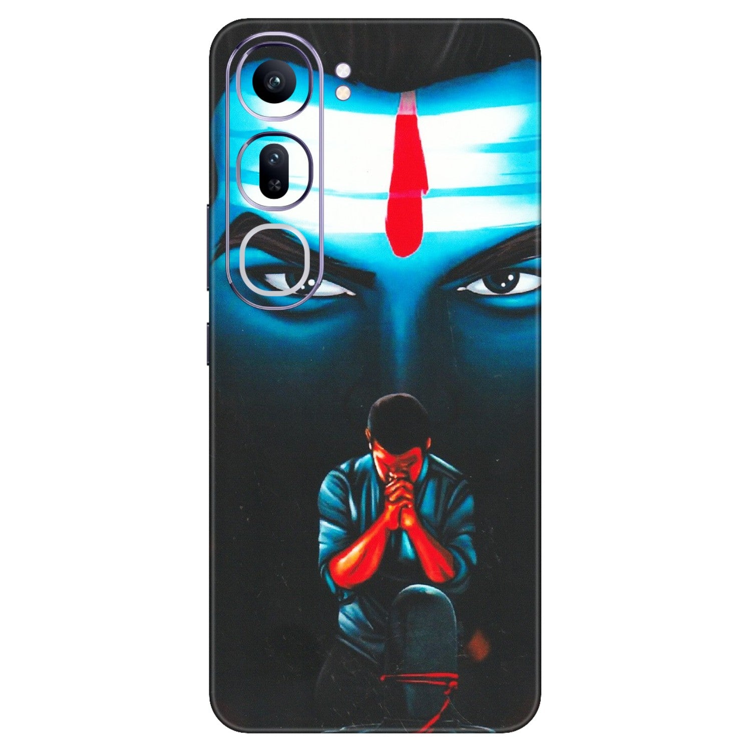 VIVO Y Series Phone Skins (All Models) - Mahakal Bhakt - Matte Finish (M-112) Vivo Y300 (5G)