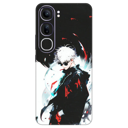 VIVO Y Series Phone Skins (All Models) - Gojo Powerful Charater Kaisen Anime - Matte Finish (M-144) Vivo Y300 (5G)