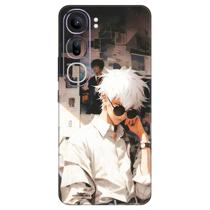 VIVO Y Series Phone Skins (All Models) - Gojo Satoru Jujustu Kaisen Anime - Matte Finish (M-156) Vivo Y300 (5G)