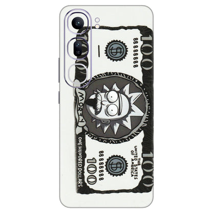 VIVO Y Series Phone Skins (All Models) - Rick And Morty Hundred Dollar Anime - Matte Finish (M-161) Vivo Y300 (5G)