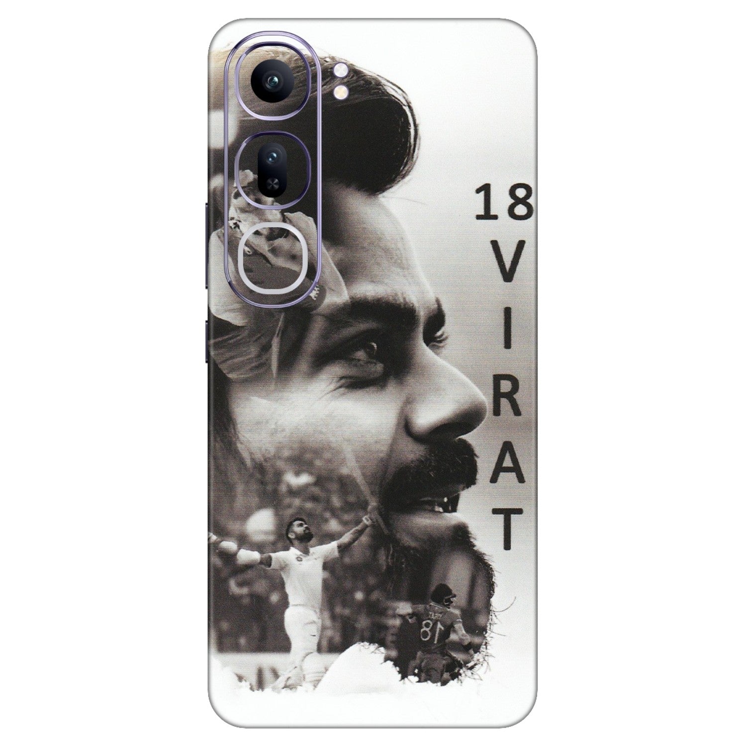 VIVO Y Series Phone Skins (All Models) - Virat Kohli Cricketer - Matte Finish (M-163) Vivo Y300 (5G)