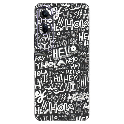 VIVO Y Series Phone Skins (All Models) - Hi Hello Doodles - Matte Finish (M-25) Vivo Y300 (5G)