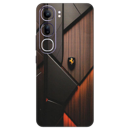 VIVO Y Series Phone Skins (All Models) - Lambo Beauty Wood Pattern Sober - Matte Finish (M-51) Vivo Y300 (5G)