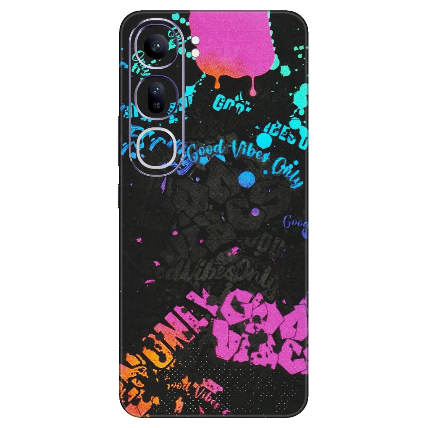 VIVO Y Series Phone Skins (All Models) - Majestic Black Vibes - Matte Finish (M-62) Vivo Y300 (5G)