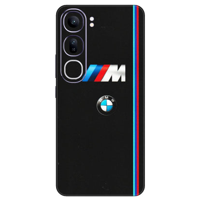 VIVO Y Series Phone Skins (All Models) - Styling With Black BMW - Matte Finish (M-74) Vivo Y300 (5G)