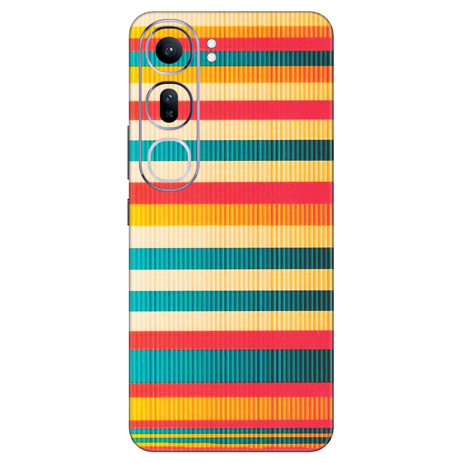 VIVO Y Series Phone Skins (All Models) - Colourful Stripes Soothing Effect - Matte Finish (M-86) Vivo Y300 (5G)
