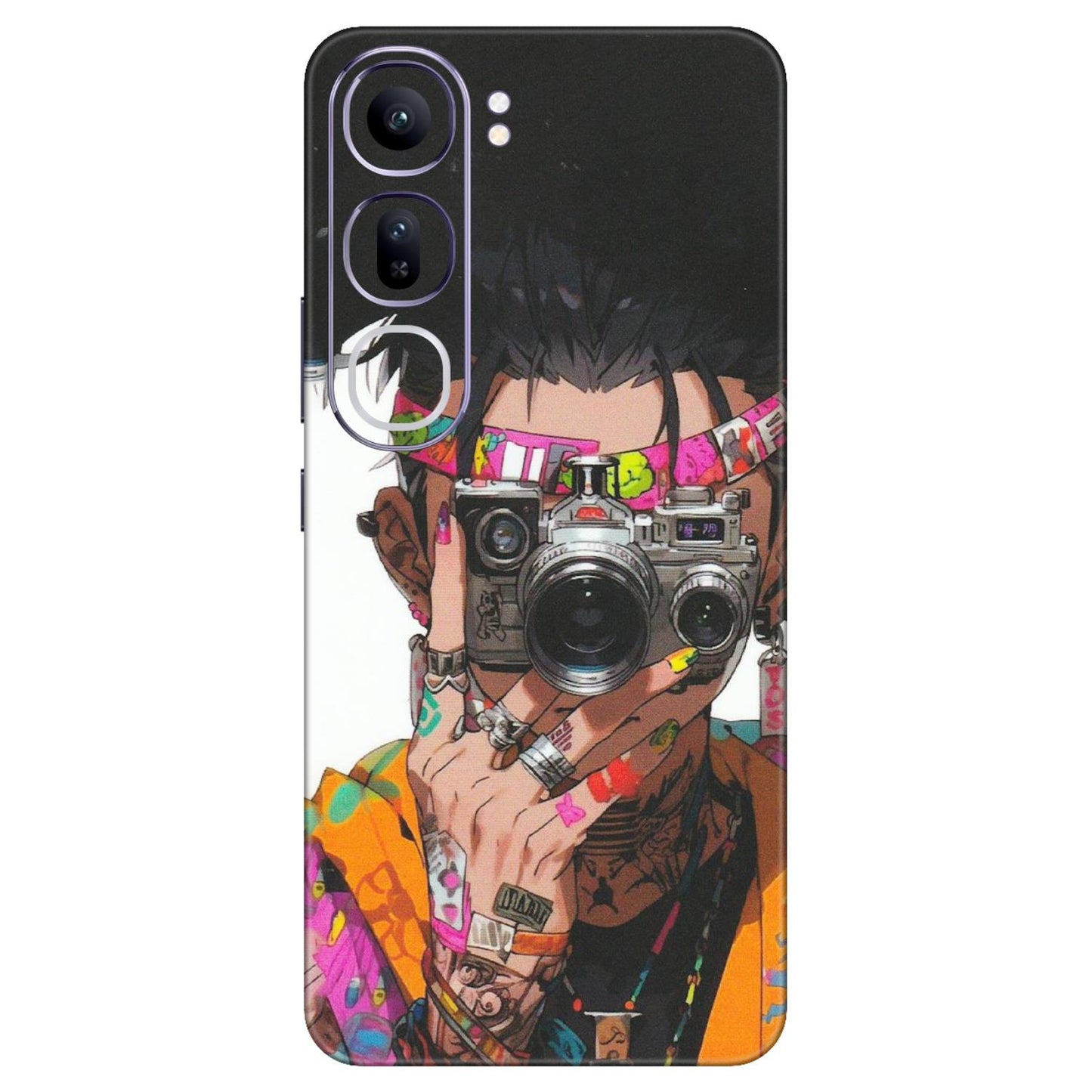 VIVO Y Series Phone Skins (All Models) - Camera Lover Girl - Matte Finish (M-09) Vivo Y300 (5G)