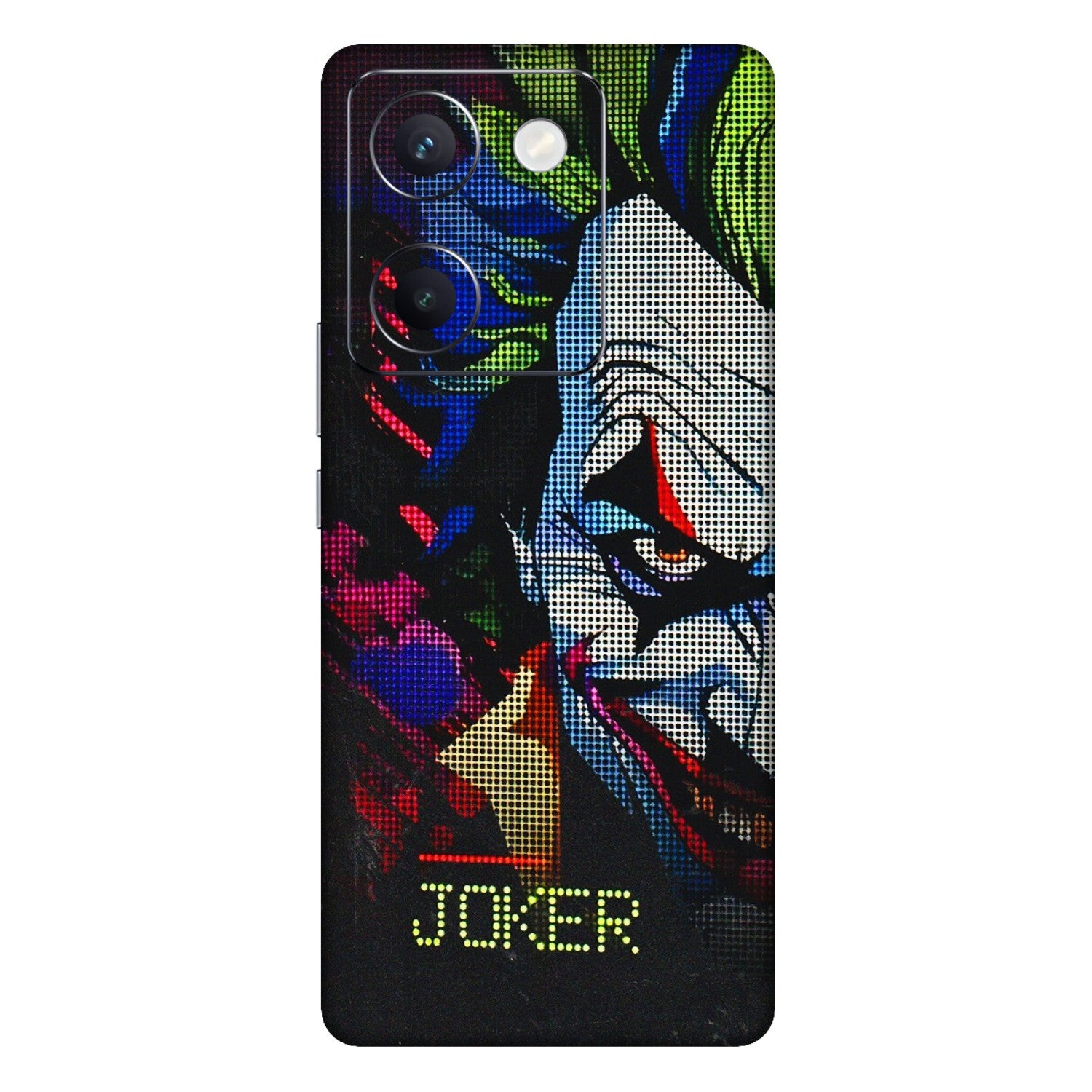 VIVO Y Series Phone Skins (All Models) - Joker Dot Matrix - 3D Embossed Finish (L-08) Vivo Y300 Plus (5G)