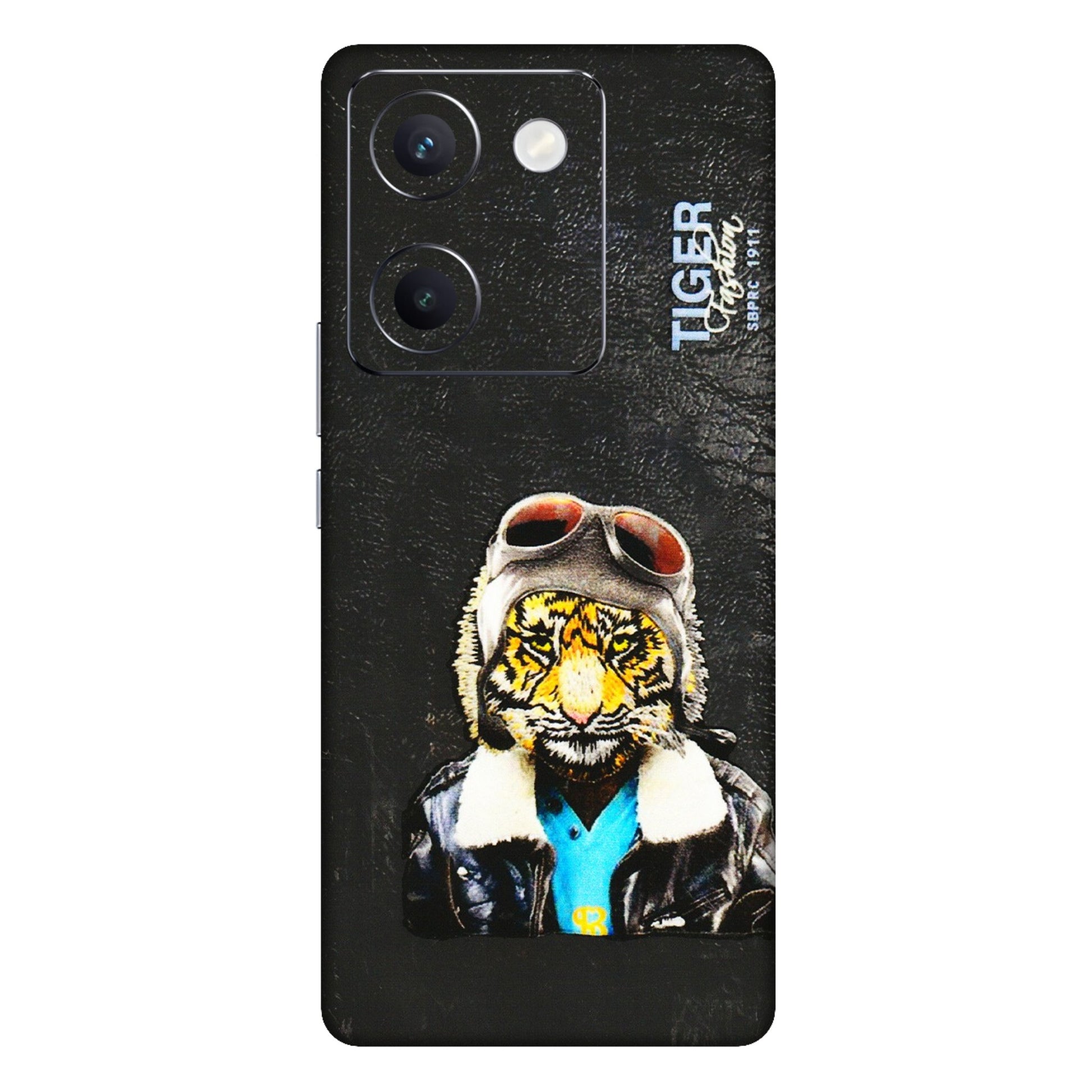 VIVO Y Series Phone Skins (All Models) - Rider Tiger - 3D Embossed Finish (L-113) Vivo Y300 Plus (5G)