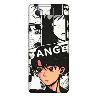 VIVO Y Series Phone Skins (All Models) - Danger Anime - 3D Embossed Finish (L-155) Vivo Y300 Plus (5G)