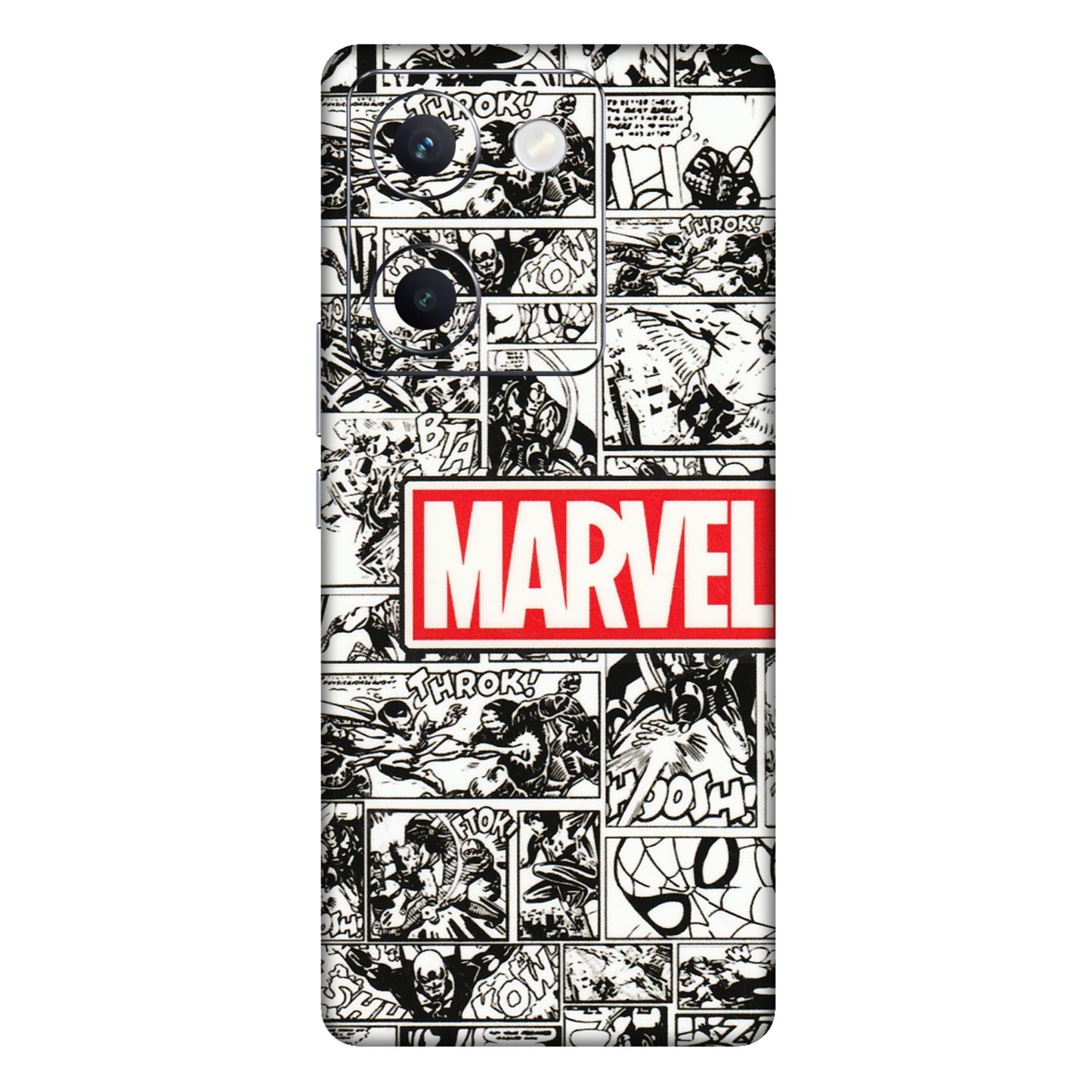 VIVO Y Series Phone Skins (All Models) - Marvel Comic - 3D Embossed Finish (L-171) Vivo Y300 Plus (5G)