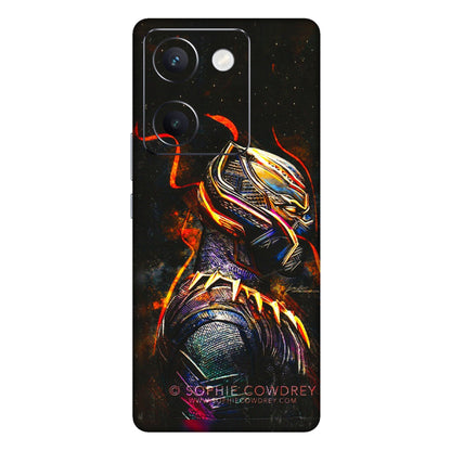 VIVO Y Series Phone Skins (All Models) - Black Panther - 3D Embossed Finish (L-190) Vivo Y300 Plus (5G)