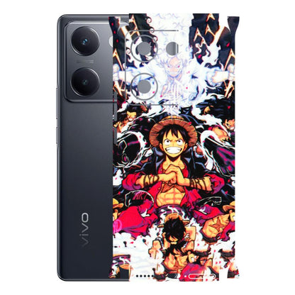 VIVO Y Series Phone Skins (All Models) - Luffy Anime Character - 3D Embossed Finish (L-203) Vivo Y300 Plus (5G)