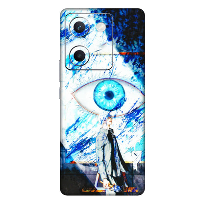 VIVO Y Series Phone Skins (All Models) - Gojo Satoru evil eye - 3D Embossed Finish (L-239) Vivo Y300 Plus (5G)