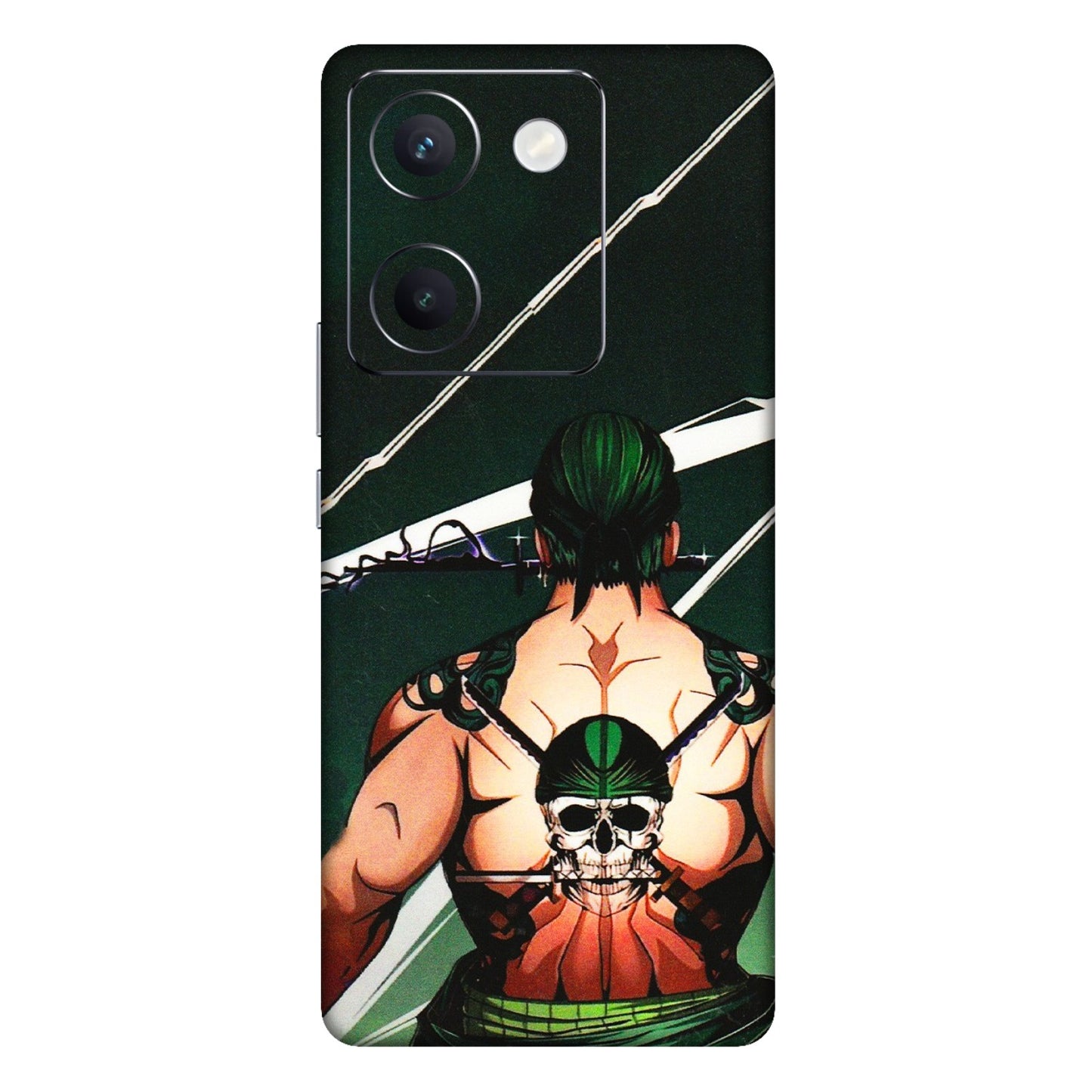 VIVO Y Series Phone Skins (All Models) - Zoro Anime - 3D Embossed Finish (L-23) Vivo Y300 Plus (5G)
