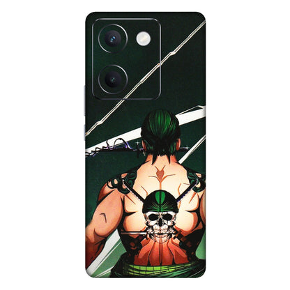 VIVO Y Series Phone Skins (All Models) - Zoro Anime - 3D Embossed Finish (L-23) Vivo Y300 Plus (5G)