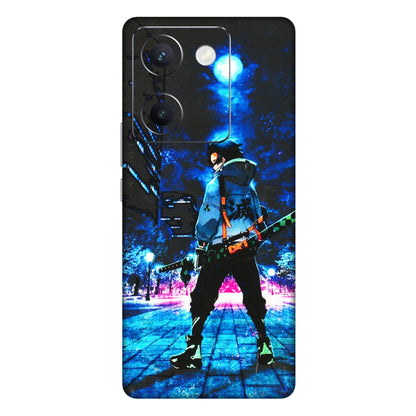 VIVO Y Series Phone Skins (All Models) - Demon Slayer Sword - 3D Embossed Finish (L-247) Vivo Y300 Plus (5G)
