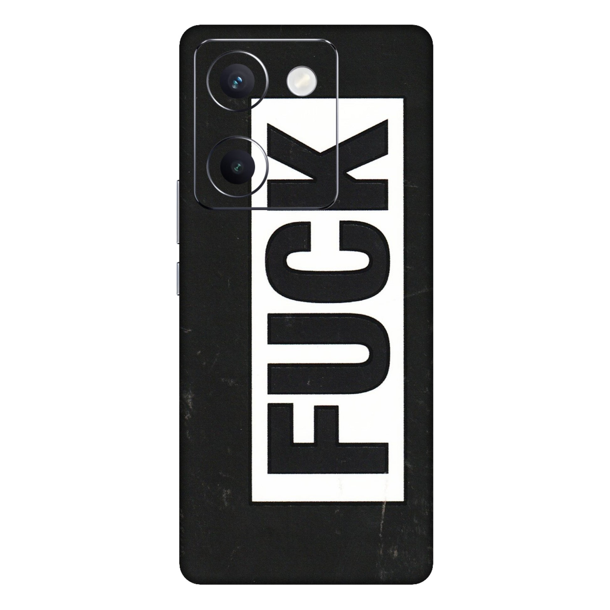 VIVO Y Series Phone Skins (All Models) - The F Word - 3D Embossed Finish (L-255) Vivo Y300 Plus (5G)