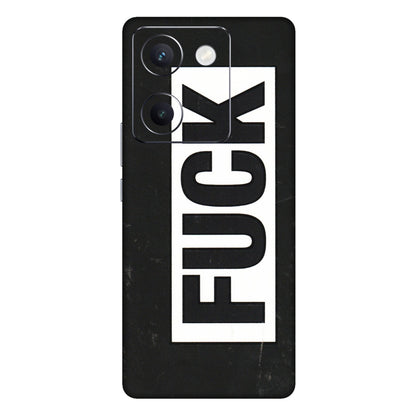 VIVO Y Series Phone Skins (All Models) - The F Word - 3D Embossed Finish (L-255) Vivo Y300 Plus (5G)