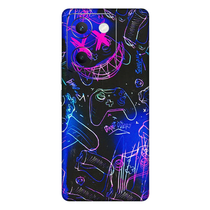 VIVO Y Series Phone Skins (All Models) - Gamers Paradise - 3D Embossed Finish (L-258) Vivo Y300 Plus (5G)
