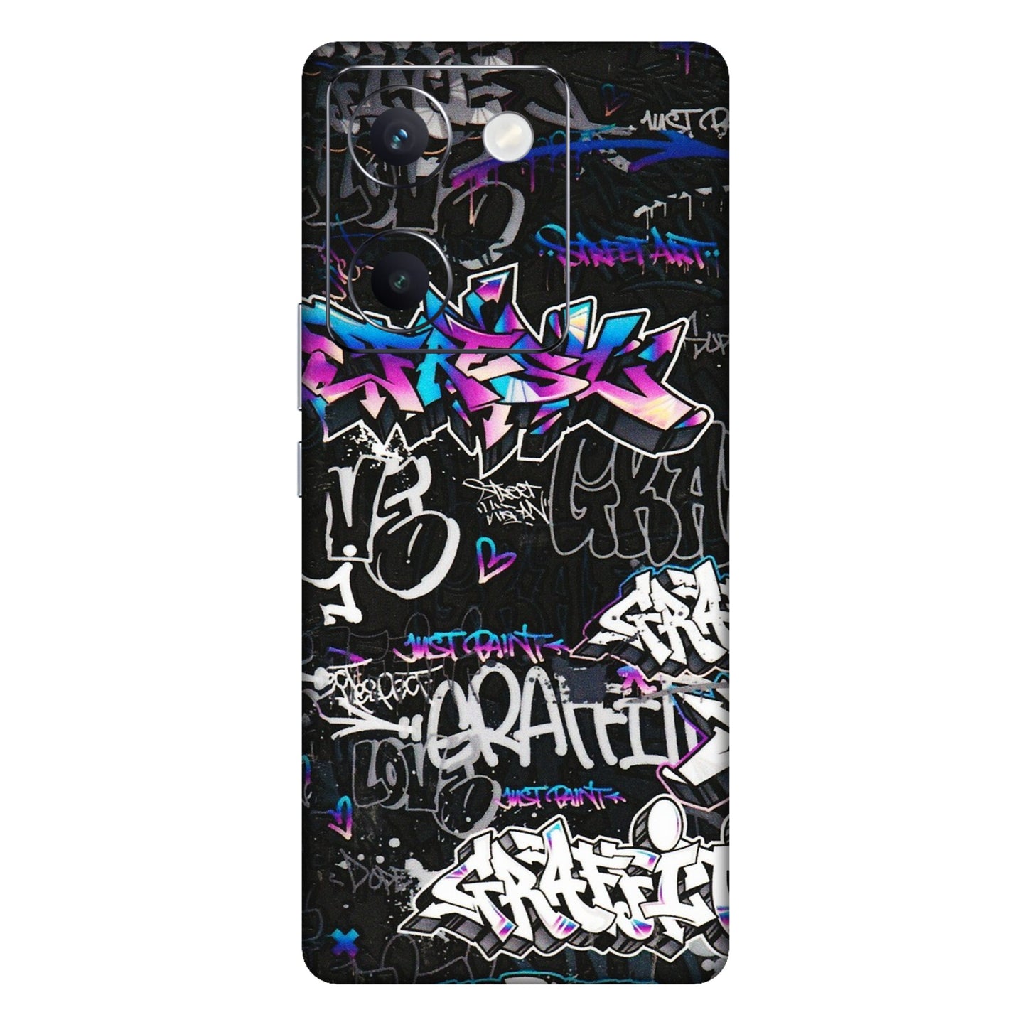VIVO Y Series Phone Skins (All Models) - Graffiti Killer - 3D Embossed Finish (L-274) Vivo Y300 Plus (5G)