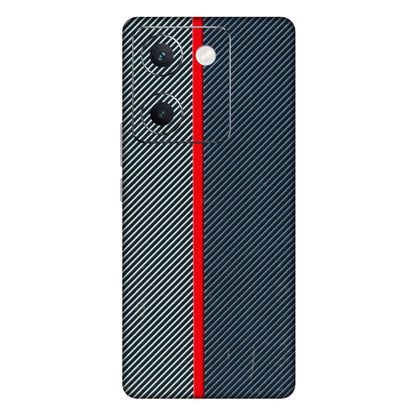VIVO Y Series Phone Skins (All Models) - Blue Sober Lines - 3D Embossed Finish (L-305) Vivo Y300 Plus (5G)
