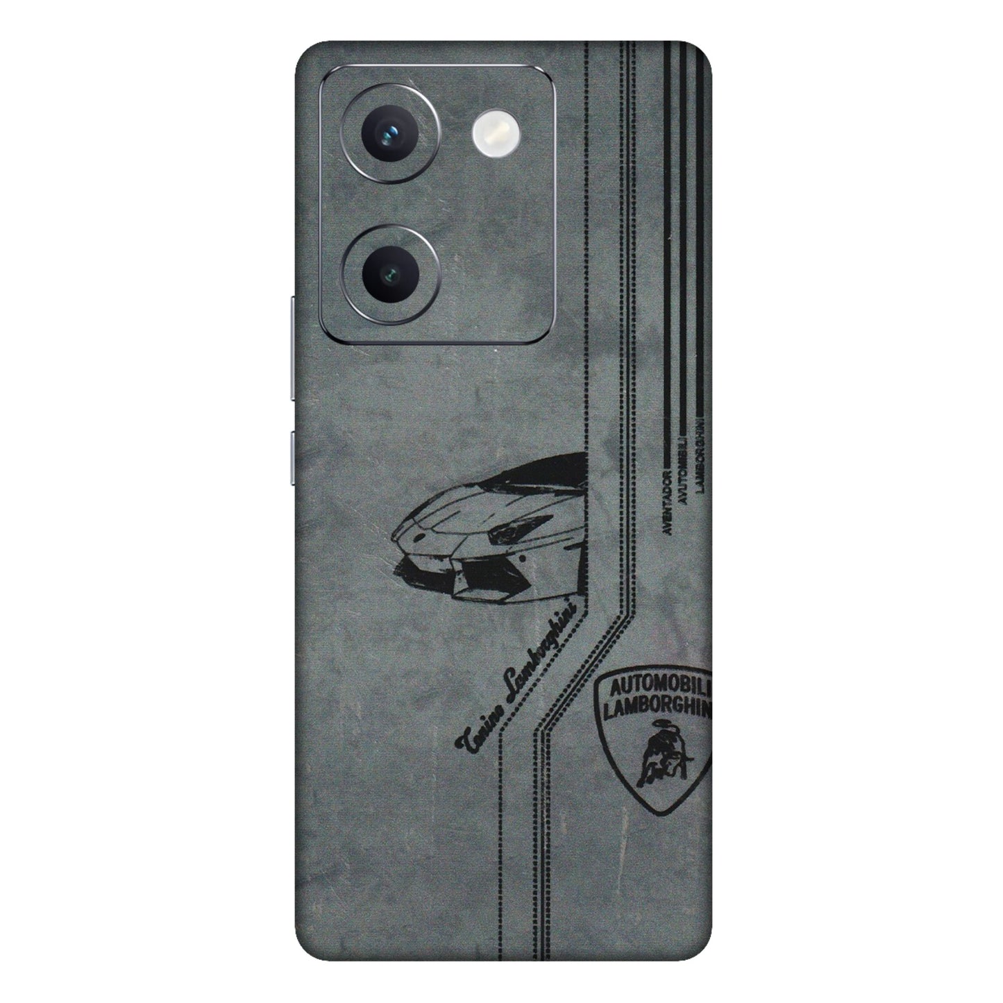 VIVO Y Series Phone Skins (All Models) - New Lamborgini Aventador - 3D Embossed Finish (L-321) Vivo Y300 Plus (5G)
