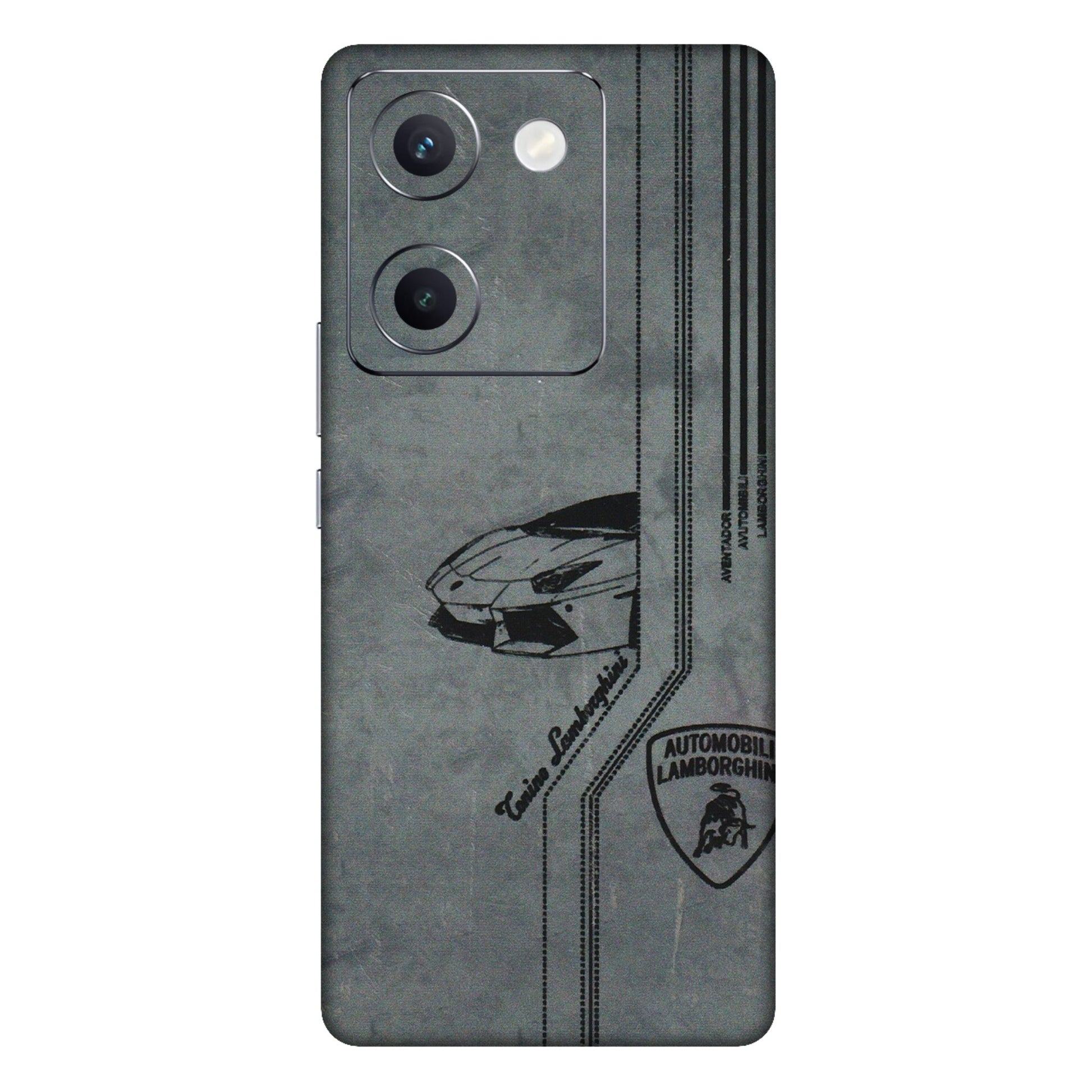 VIVO Y Series Phone Skins (All Models) - New Lamborgini Aventador - 3D Embossed Finish (L-321) Vivo Y300 Plus (5G)