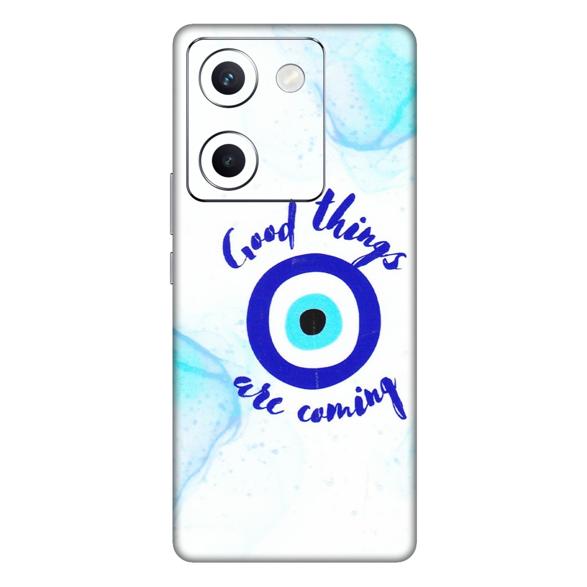 VIVO Y Series Phone Skins (All Models) - Evil Eye Good Things Are Coming - 3D Embossed Finish (L-322) Vivo Y300 Plus (5G)