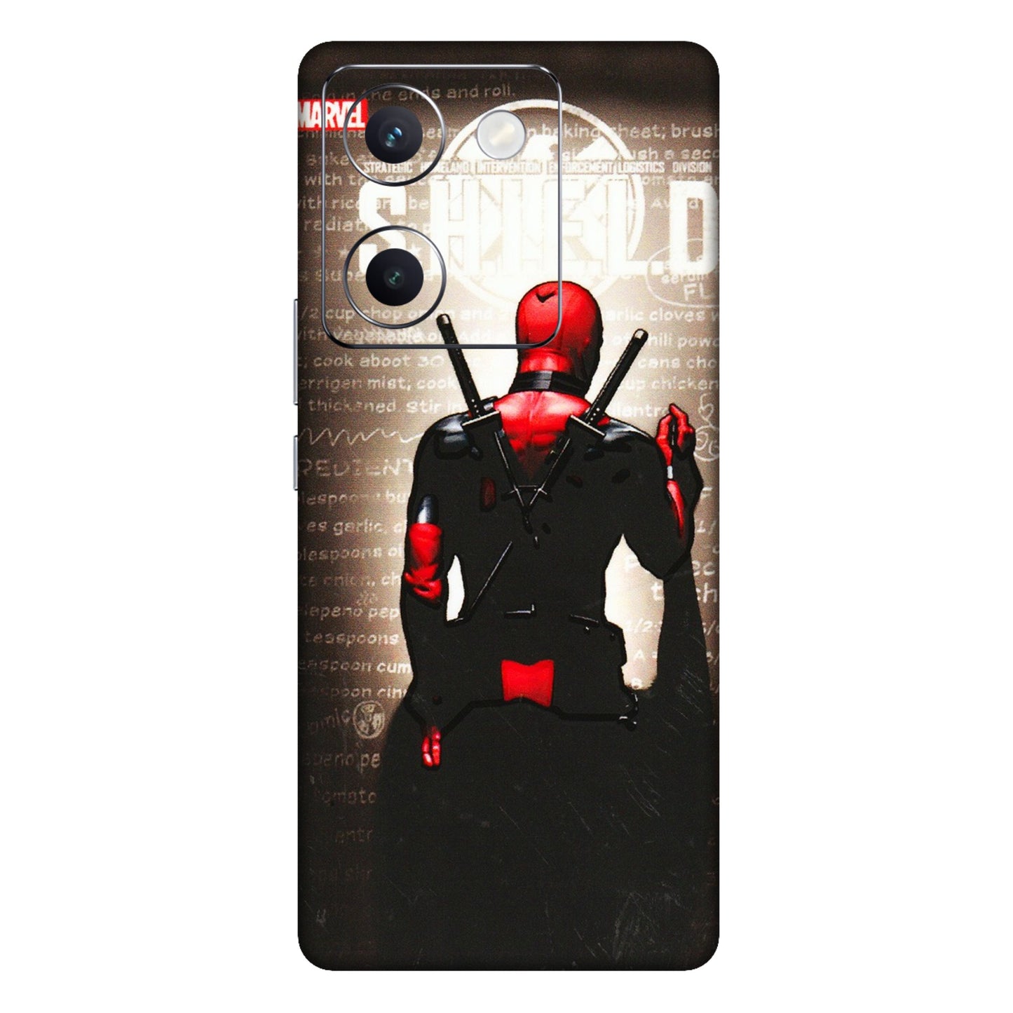 VIVO Y Series Phone Skins (All Models) - Deadpool - 3D Embossed Finish (L-56) Vivo Y300 Plus (5G)