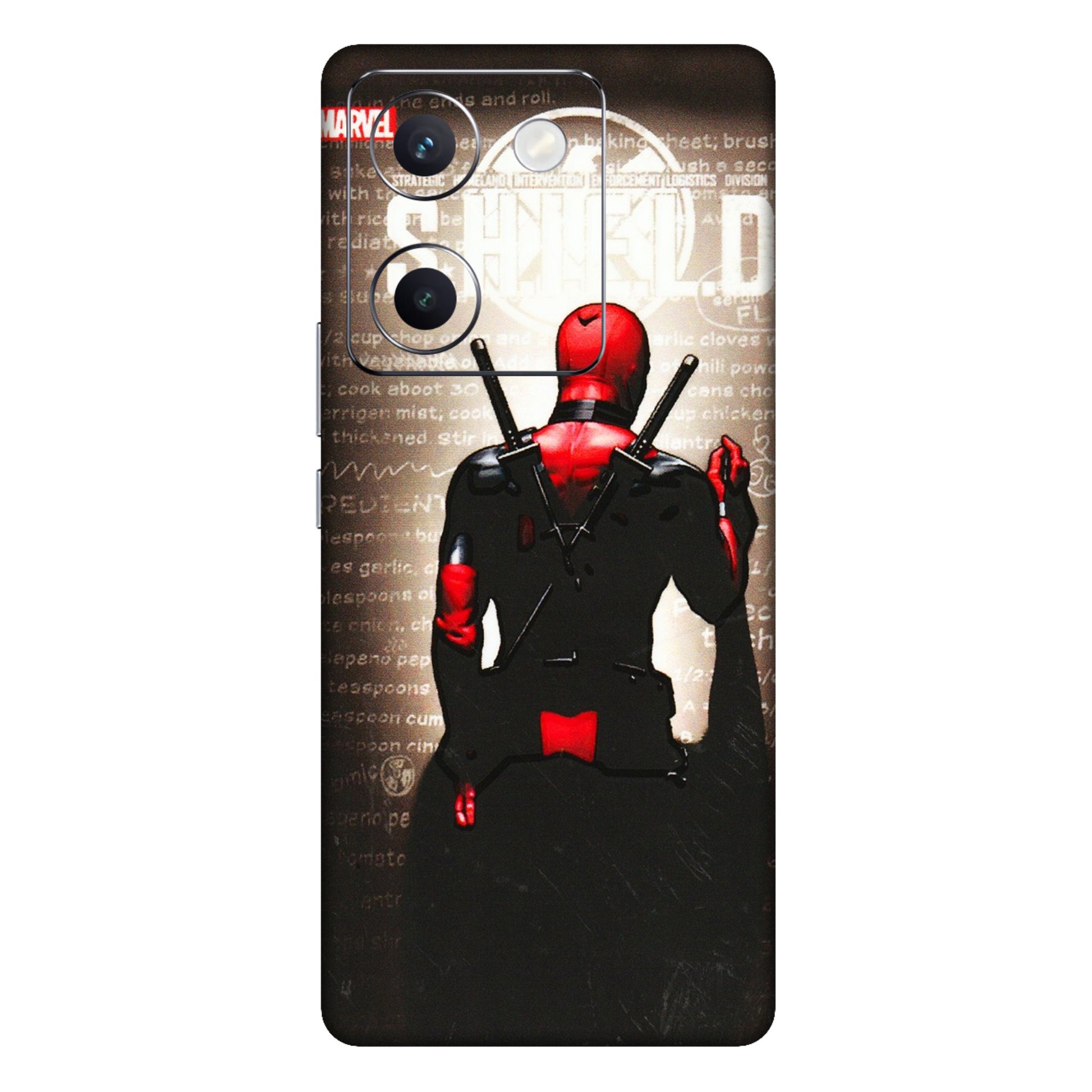 VIVO Y Series Phone Skins (All Models) - Deadpool - 3D Embossed Finish (L-56) Vivo Y300 Plus (5G)