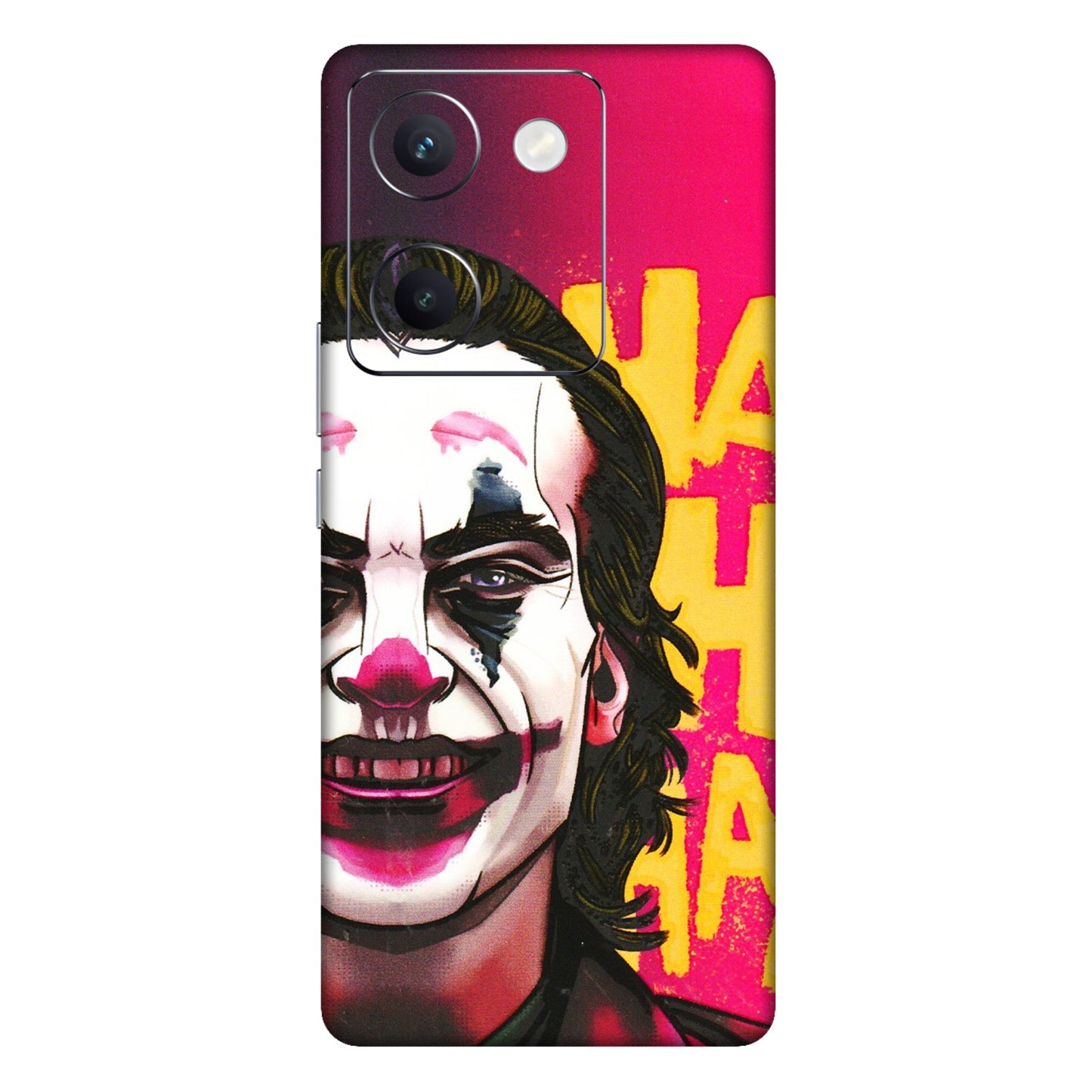 VIVO Y Series Phone Skins (All Models) - Joker Evil Laugh - 3D Embossed Finish (L-97) Vivo Y300 Plus (5G)