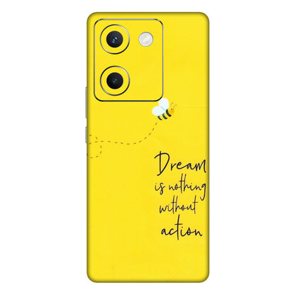VIVO Y Series Phone Skins (All Models) - Dream Is Nothing Without Action - Matte Finish (M-138) Vivo Y300 Plus (5G)