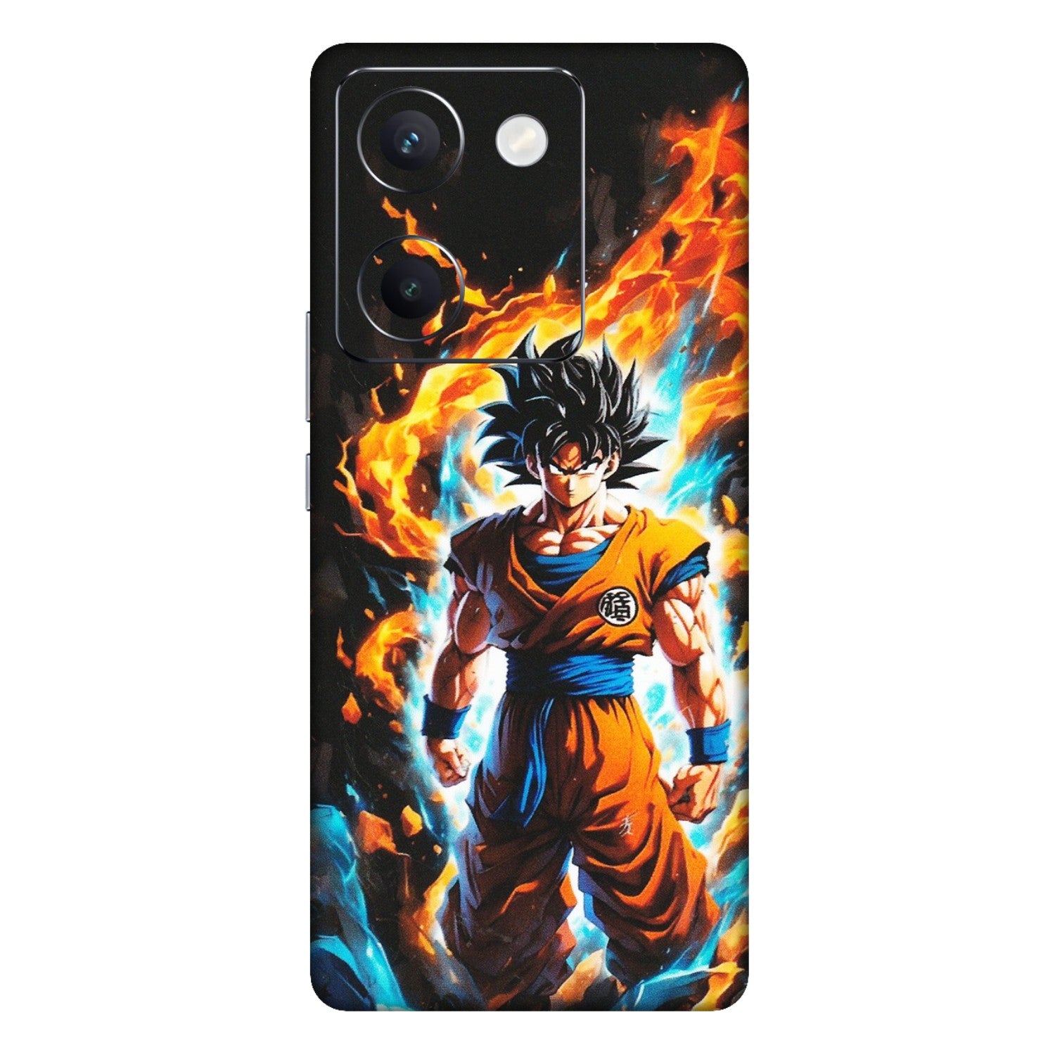 VIVO Y Series Phone Skins (All Models) - Goku Transformation Anime - Matte Finish (M-159) Vivo Y300 Plus (5G)