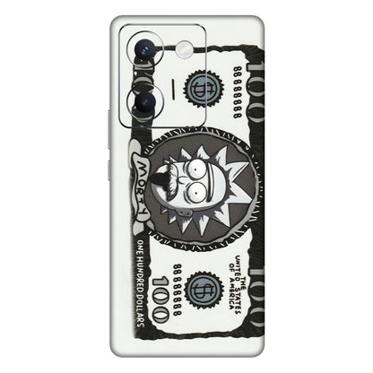VIVO Y Series Phone Skins (All Models) - Rick And Morty Hundred Dollar Anime - Matte Finish (M-161) Vivo Y300 Plus (5G)