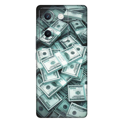 VIVO Y Series Phone Skins (All Models) - Hundred Dollar Bill - Matte Finish (M-162) Vivo Y300 Plus (5G)