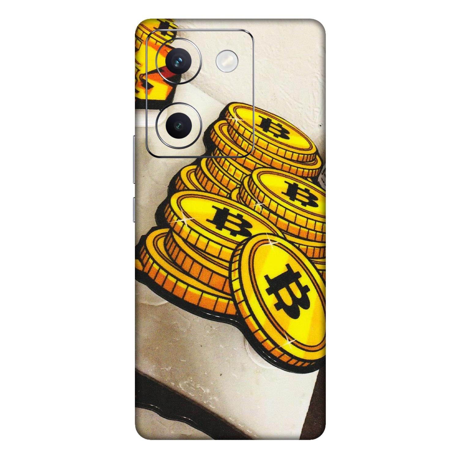 VIVO Y Series Phone Skins (All Models) - Billionaire Bitcoin Collection - Matte Finish (M-92) Vivo Y300 Plus (5G)