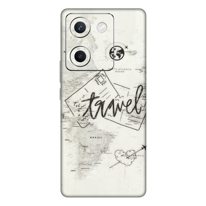 VIVO Y Series Phone Skins (All Models) - Travel Ticket - Transparent Finish (T-06) Vivo Y300 Plus (5G)