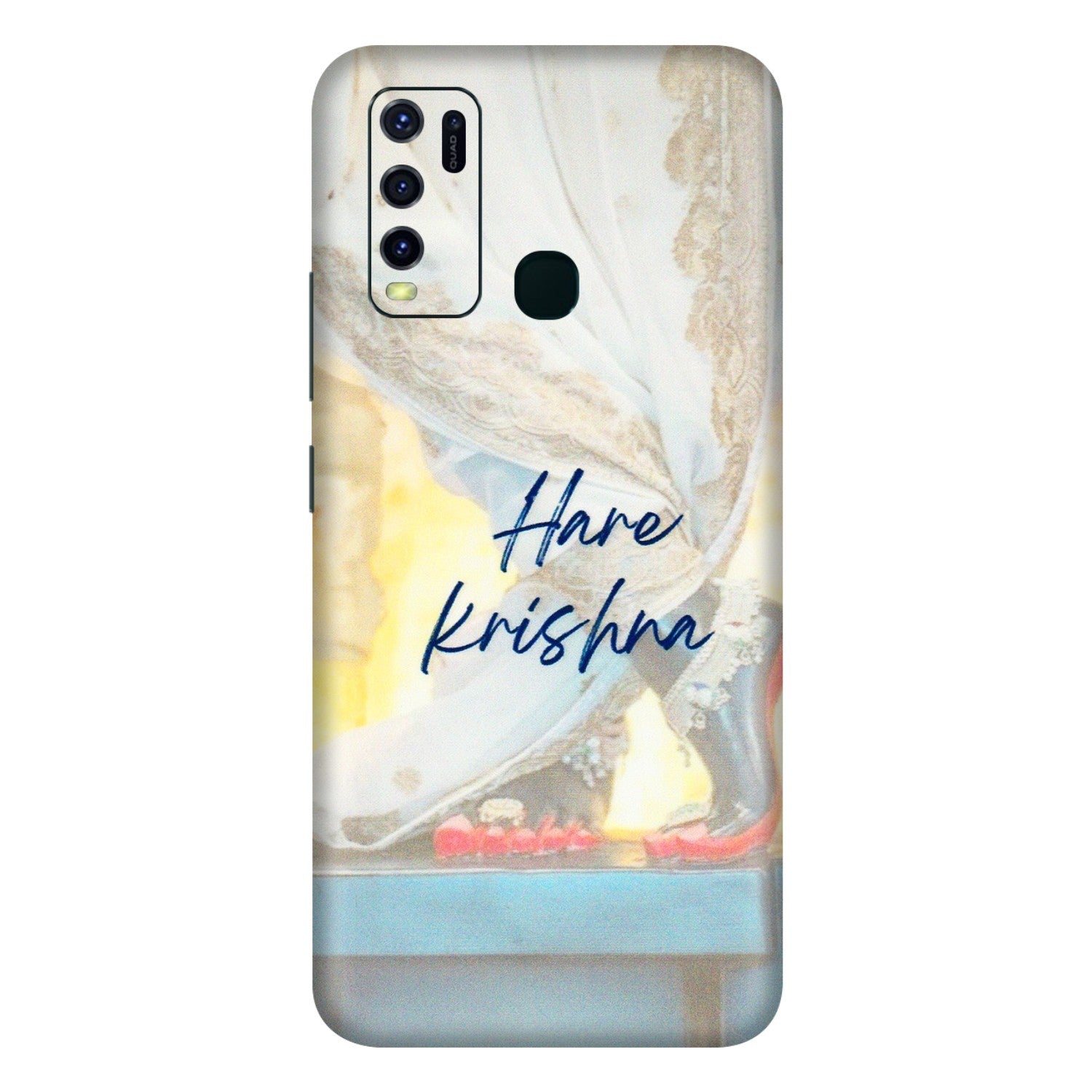 VIVO Y Series Phone Skins (All Models) - Hare Krishna - 3D Embossed Finish (L-03) Vivo Y30