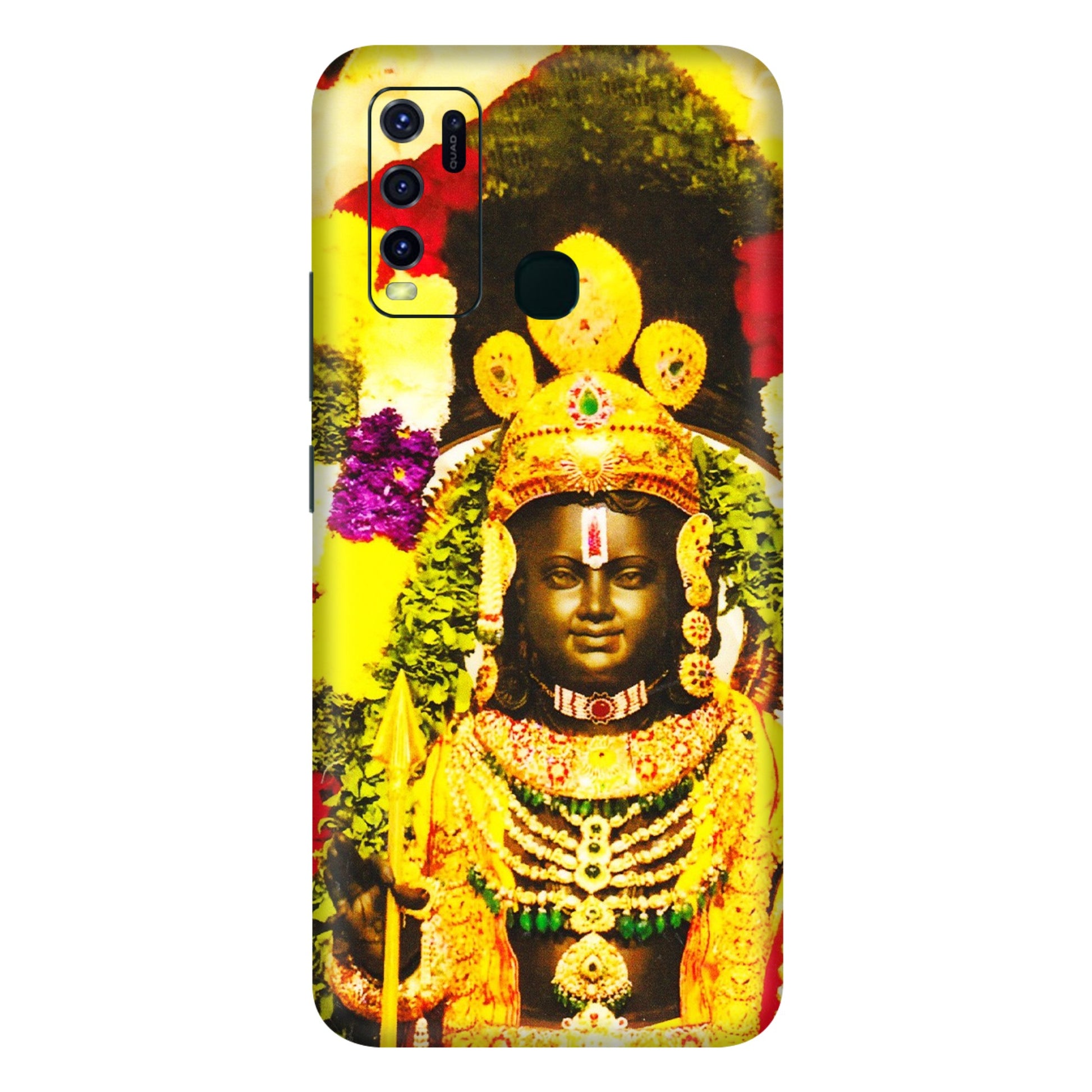 VIVO Y Series Phone Skins (All Models) - Ram Lalla Ayodhya - 3D Embossed Finish (L-103) Vivo Y30