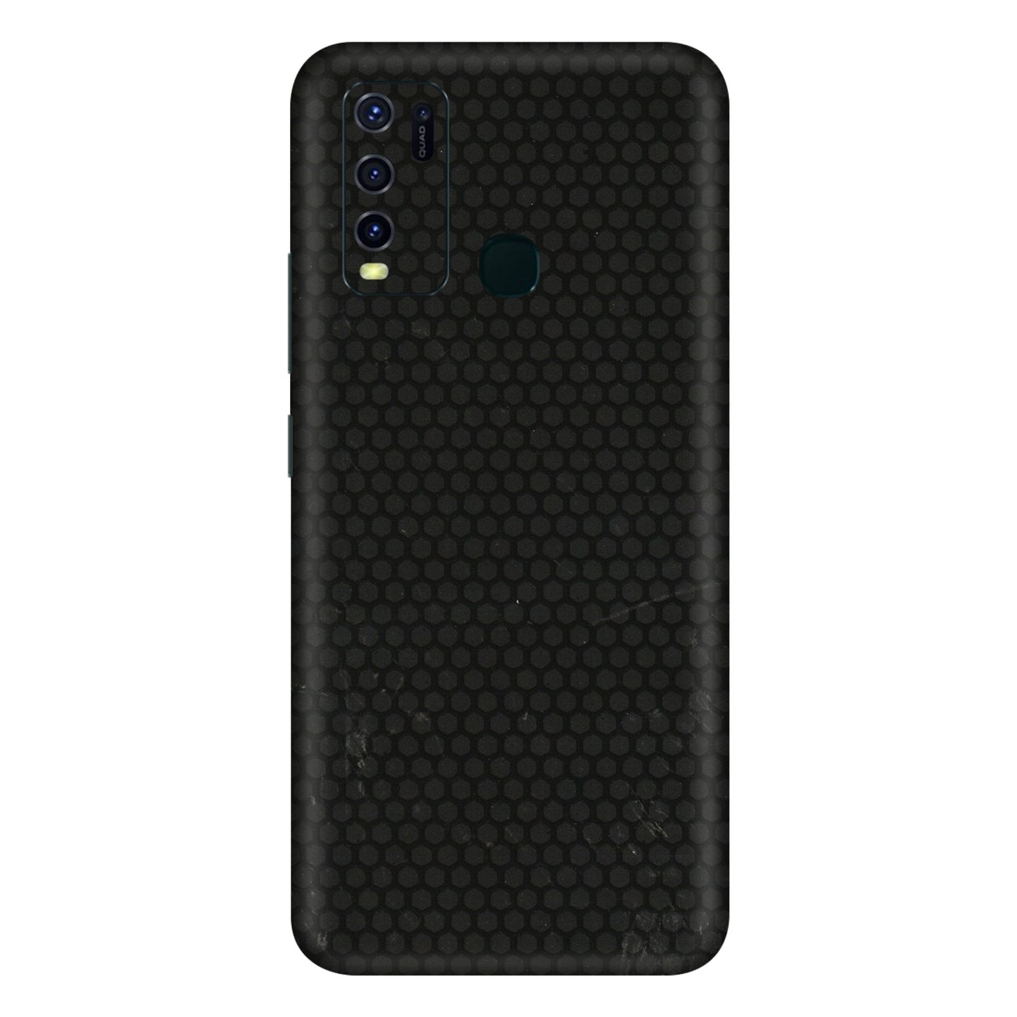 VIVO Y Series Phone Skins (All Models) - Black honeycomb - 3D Embossed Finish (L-114) Vivo Y30