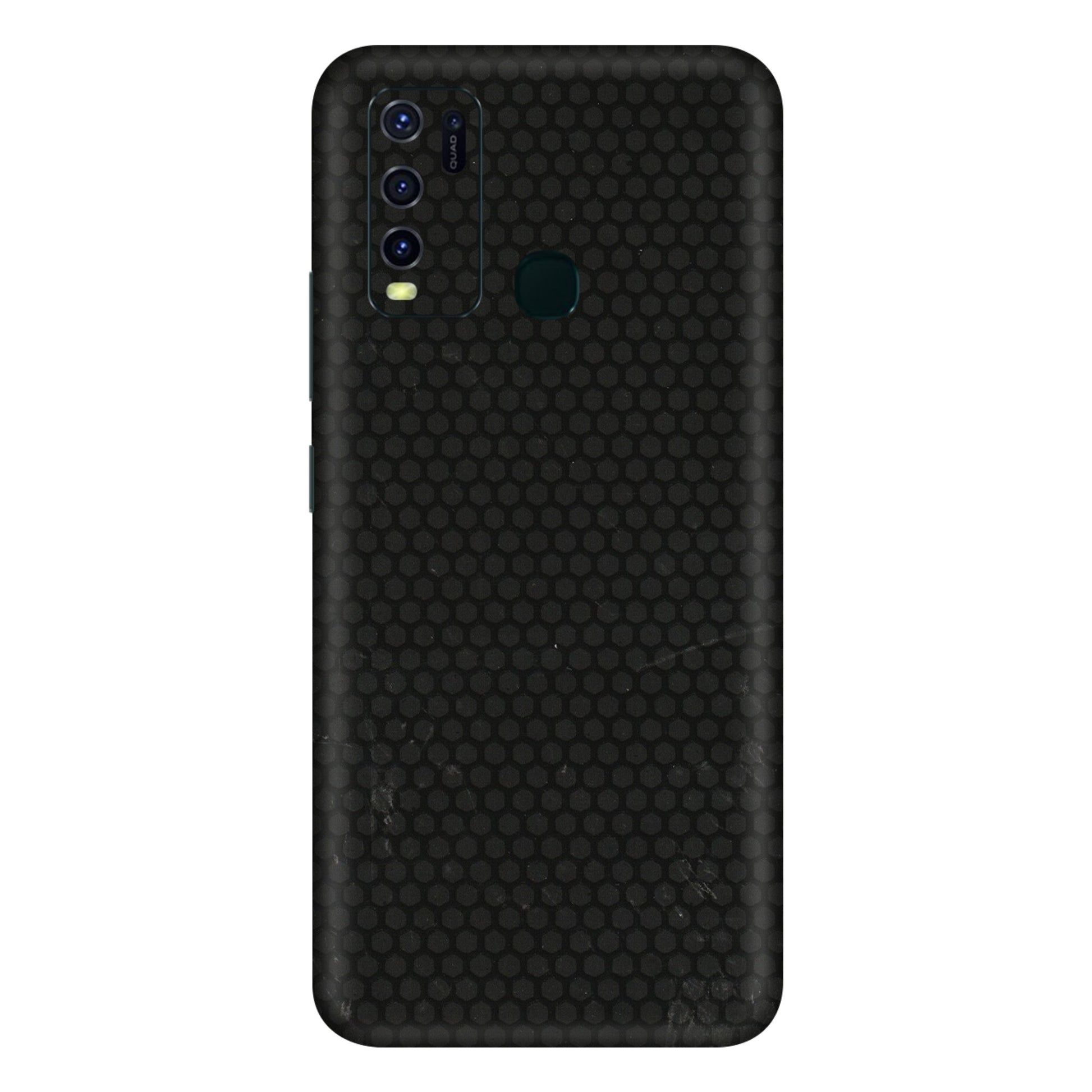 VIVO Y Series Phone Skins (All Models) - Black honeycomb - 3D Embossed Finish (L-114) Vivo Y30